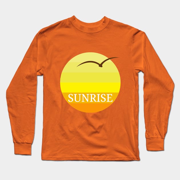 sunrise Long Sleeve T-Shirt by Madhur